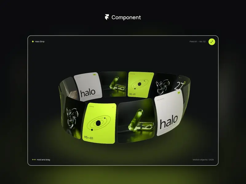 Halo Strip, Framer component